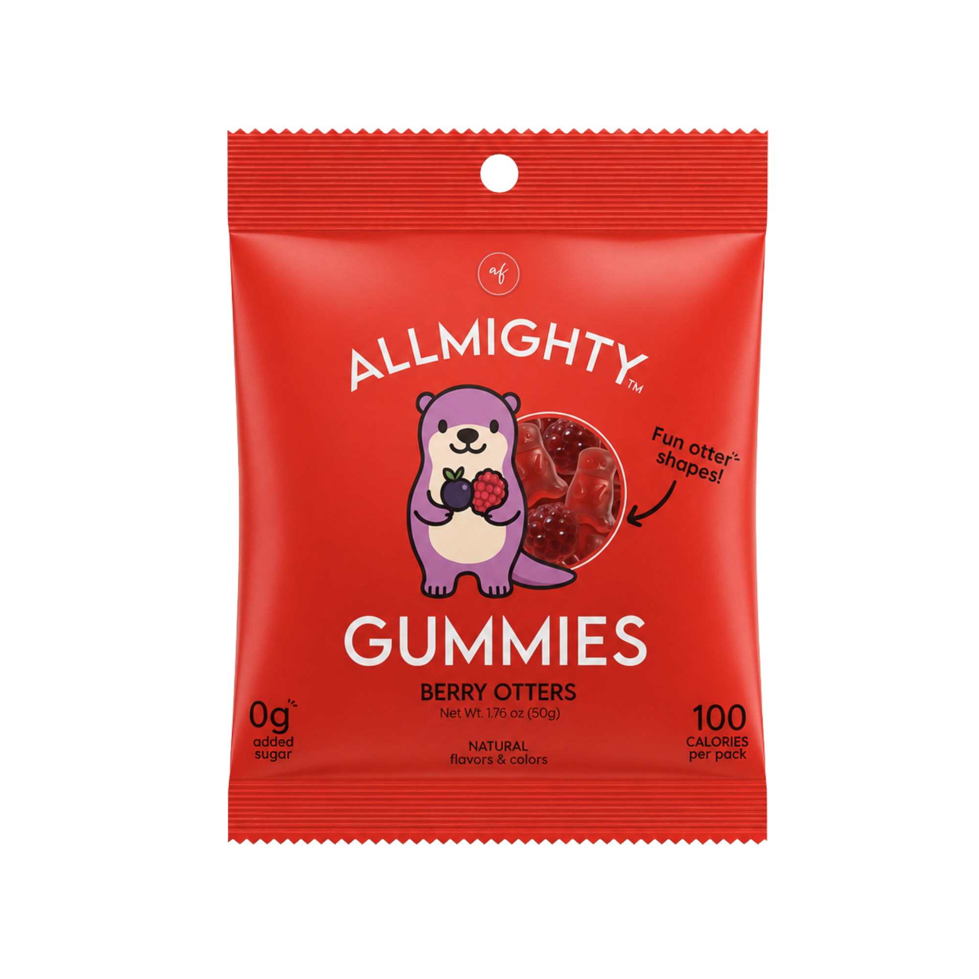 Allmighty Gummies Berry Otters (10 PACK)