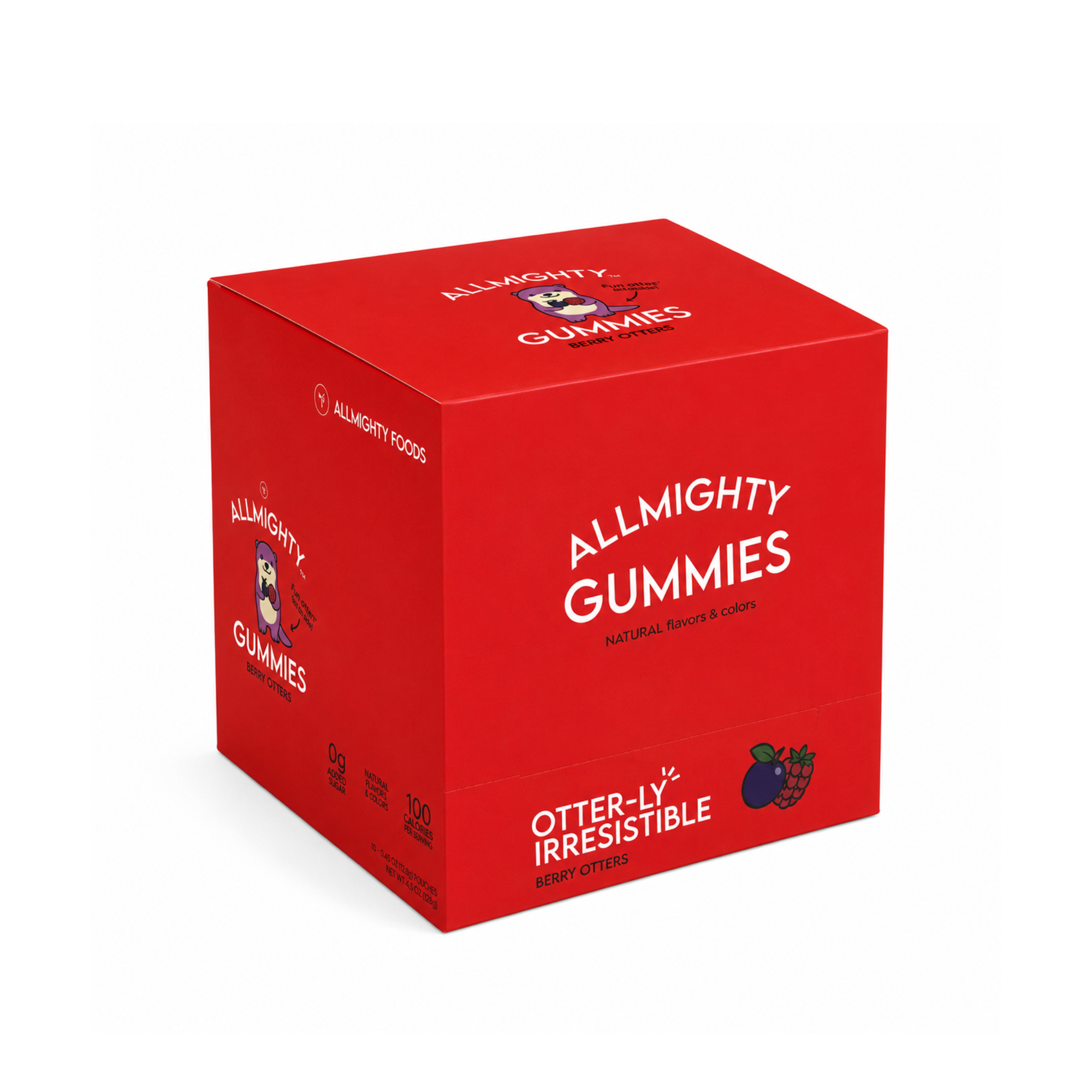 [PRE-ORDER] Allmighty Gummies Berry Otters (10 PACK)
