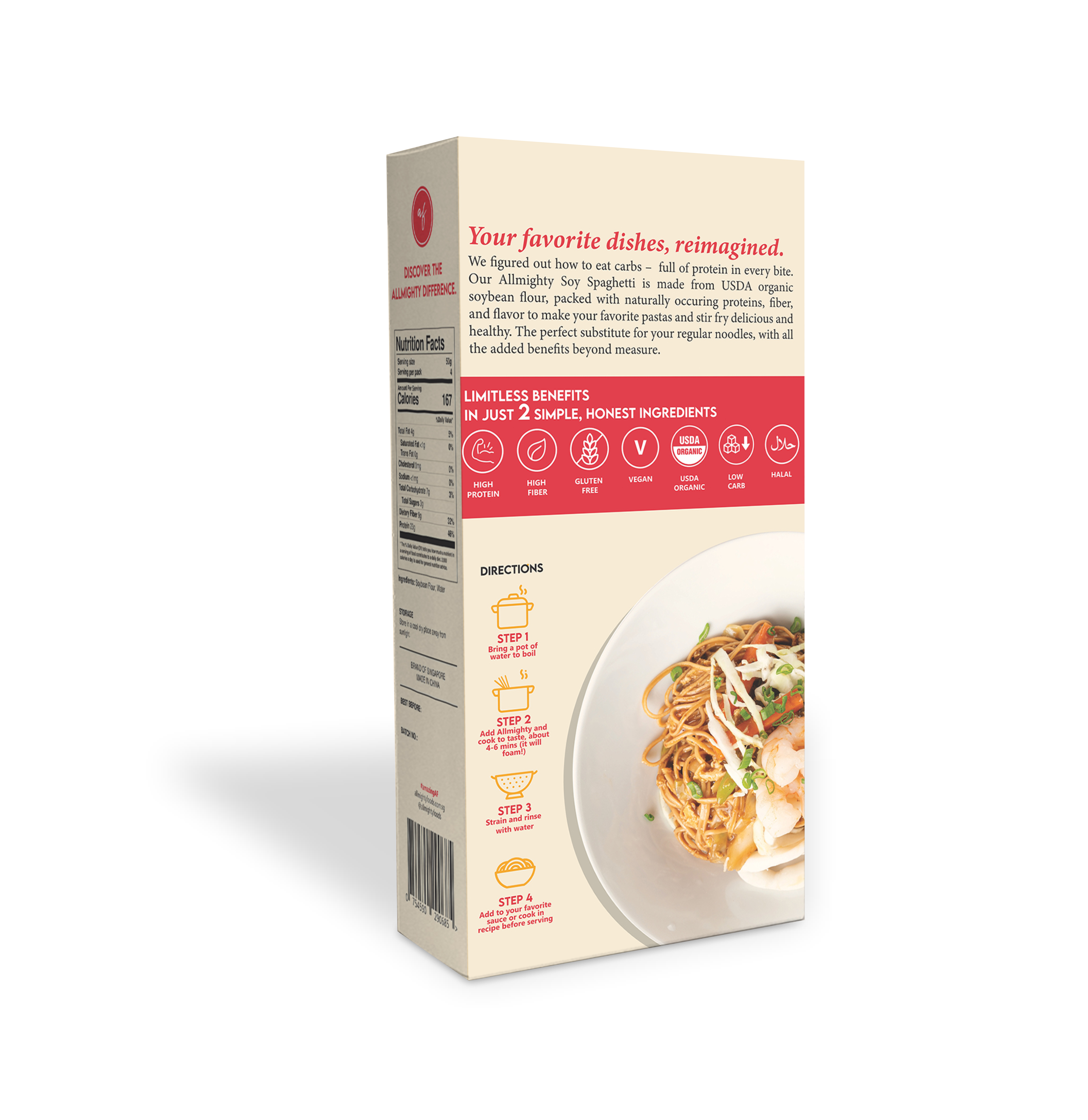 Allmighty Soy Spaghetti (3 PACK)